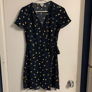 Navy Blue J Crew wrap dress